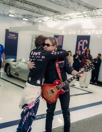 El mensaje de Colapinto tras su exhibición en Buenos Aires