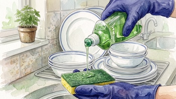 Por qué la esponja de la cocina tiene dos colores y para qué sirve cada lado