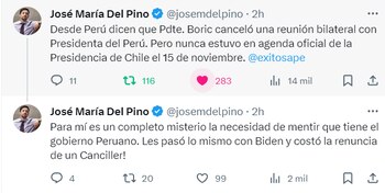 Periodista cuestionó declaraciones de Lady
