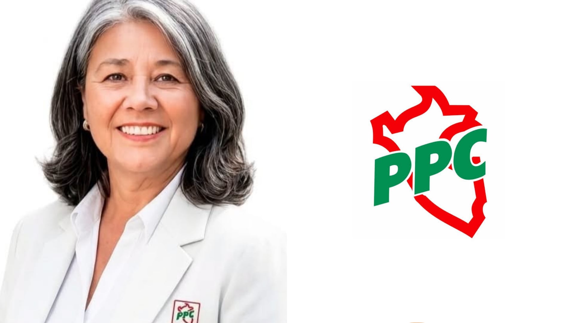 La candidata del Partido Popular Cristiano, Meisy Núñez Ruiz, registra formación en administración y experiencia en el sector privado. (Composición: Infobae Perú )