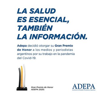 El flyer que difundió Adepa