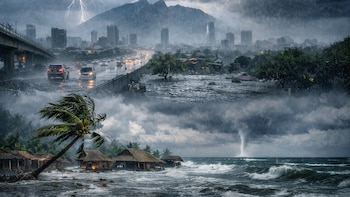 Lluvias intensas azotarán noreste de México este lunes 15 de junio, mientras onda tropical no. 7 pasa por el sur del país