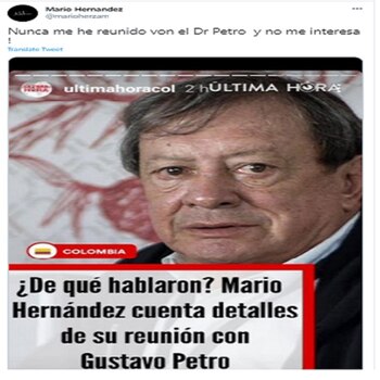 El empresario aclaró una versión