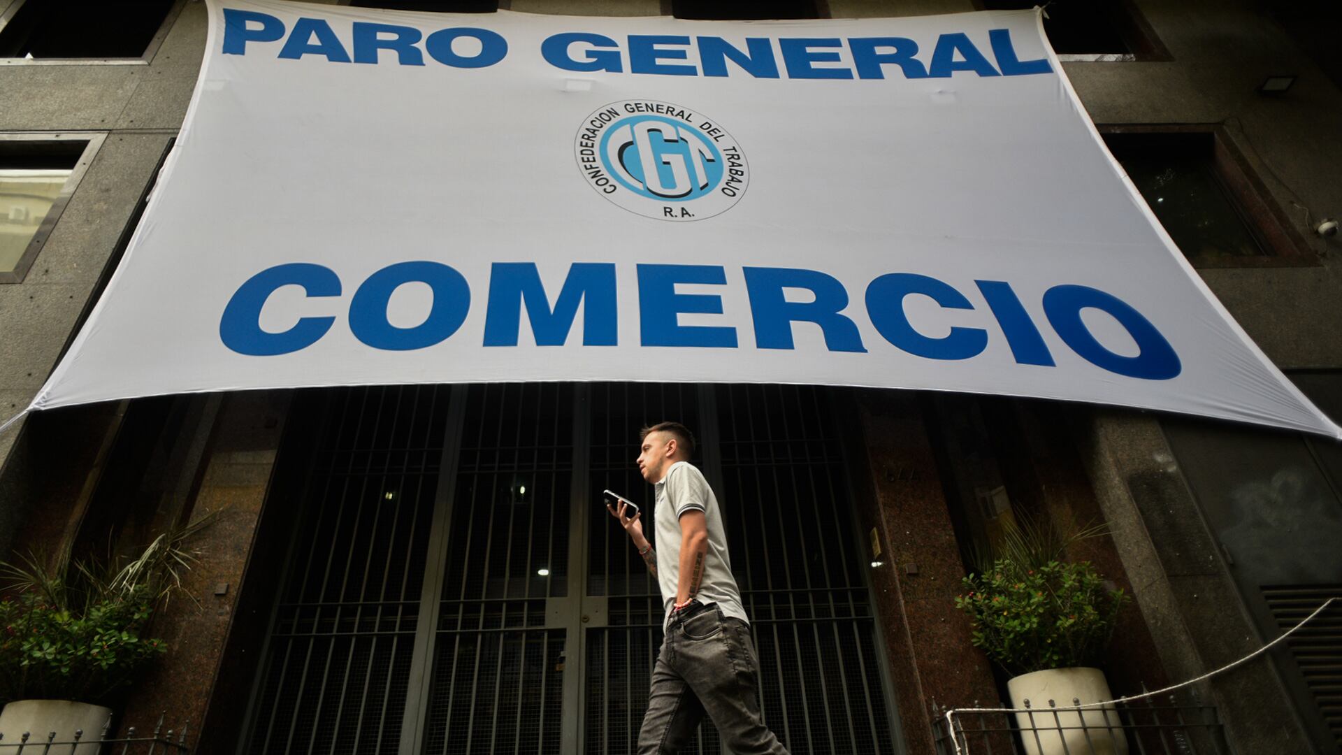 Imágenes del paro de la CGT
de este jueves 10 de abril (Adrián Escandar)