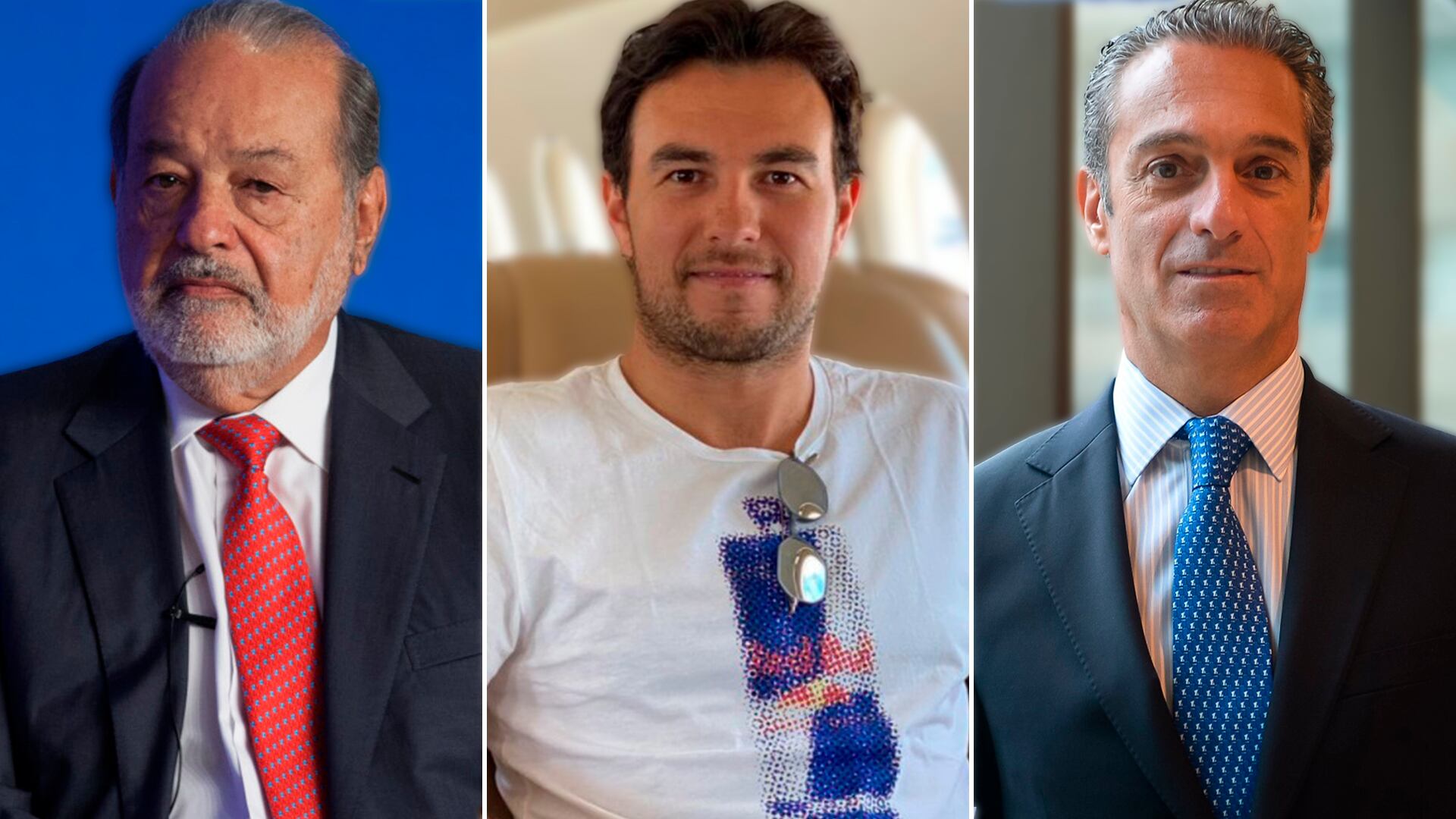 La Familia Slim siempre apoyó la carrera de Checo Pérez Fotos: Bloomberg // Instagram @schecoperez