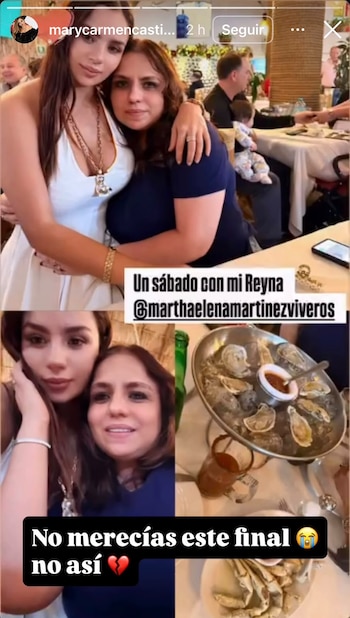La joven compartió video y fotos en compañia de su madre (rs)