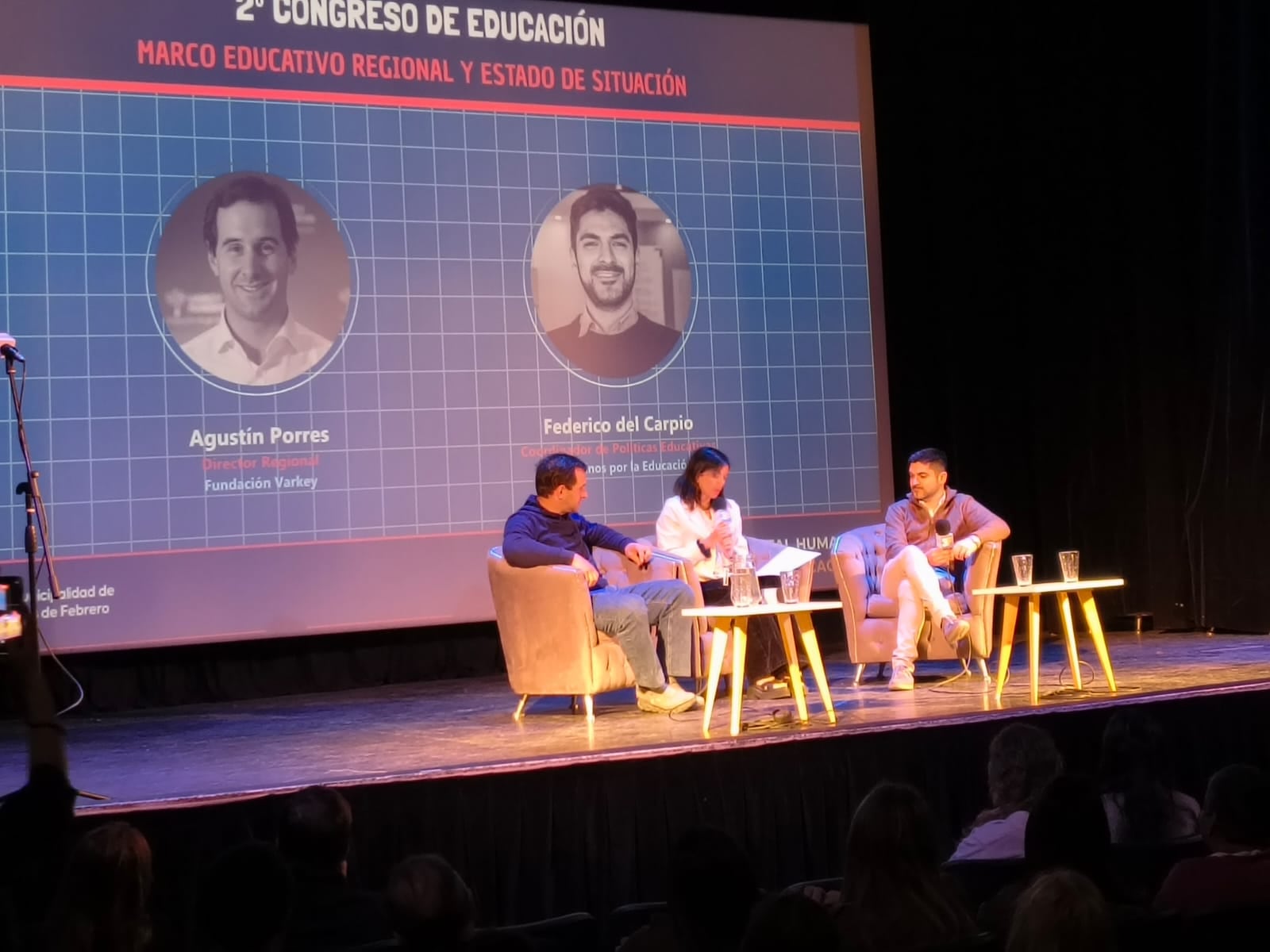 Agustín Porres, de Fund. Varkey, y Federico del Carpio, de Argentinos por la Educación