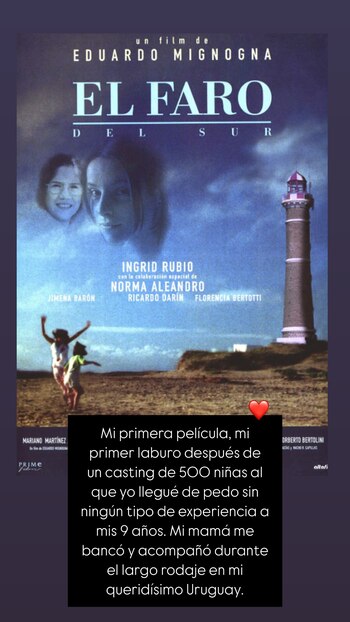 Jimena Barón y el emotivo