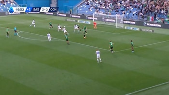 El golazo de emboquillada con la cabeza que convirtió Nico Paz: es el segundo máximo artillero de la Serie A