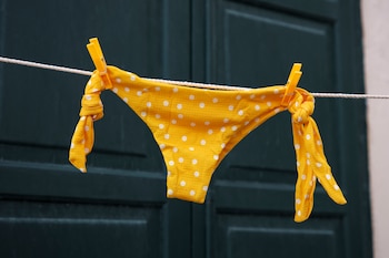 La ropa interior de colores