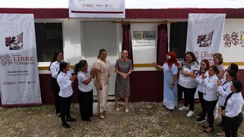Sheinbaum inauguró el Centro Libre