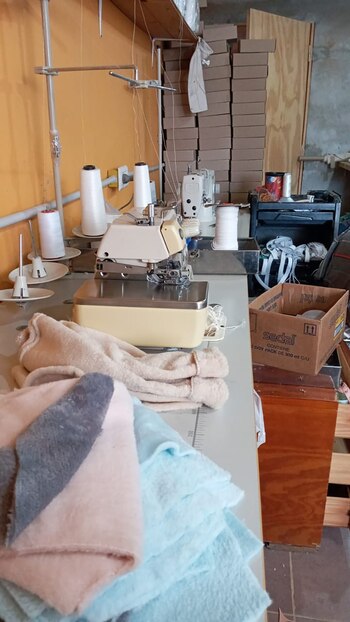 El taller que construyeron en