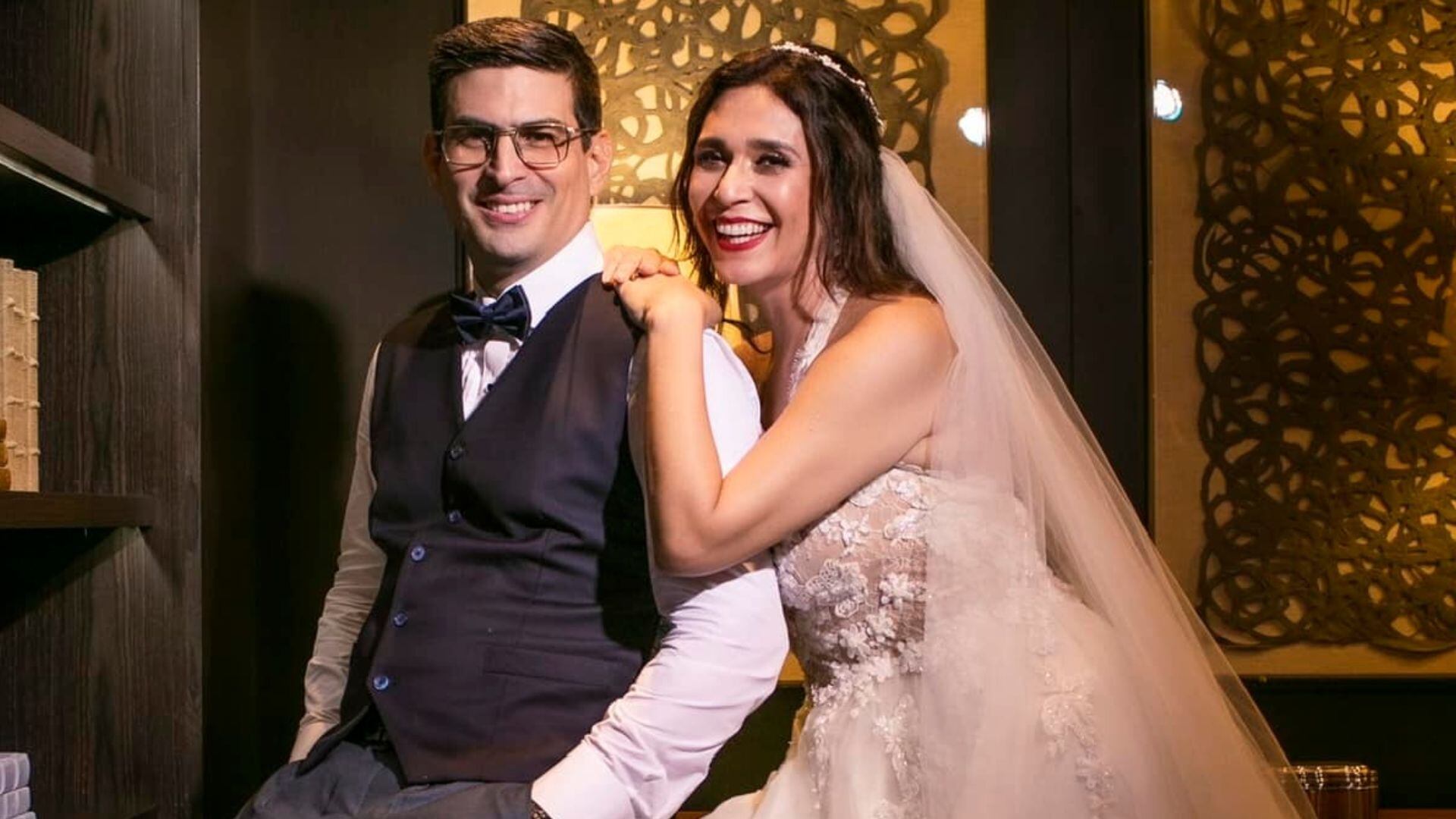 Verónica Linares y Alfredo Rivero sellaron su amor en una hermosa ceremonia religiosa y luego mediante unión civil. Facebook/Verónica Linares.