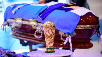 Los restos de Maradona se