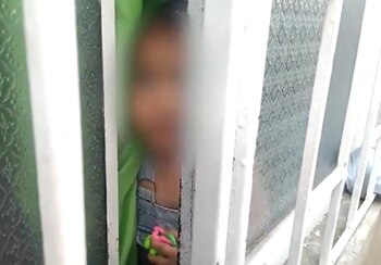 Niña abandonada en Fontibón