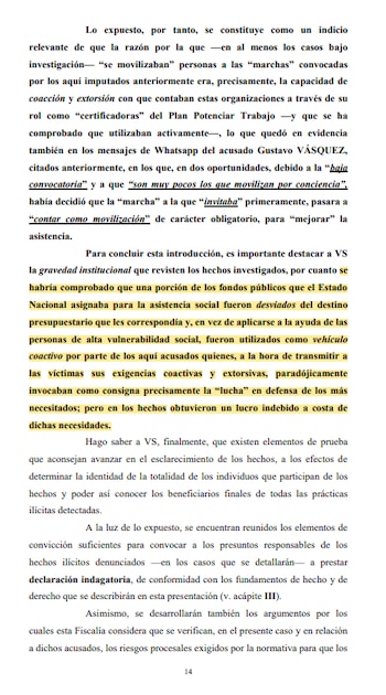 Parte del expediente de la