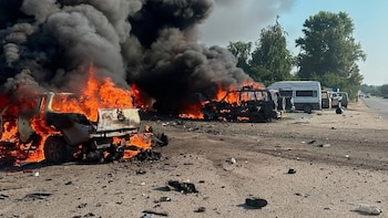 Un ataque ruso con misiles mató a diez personas en Kharkiv y Zelensky prometió respuesta