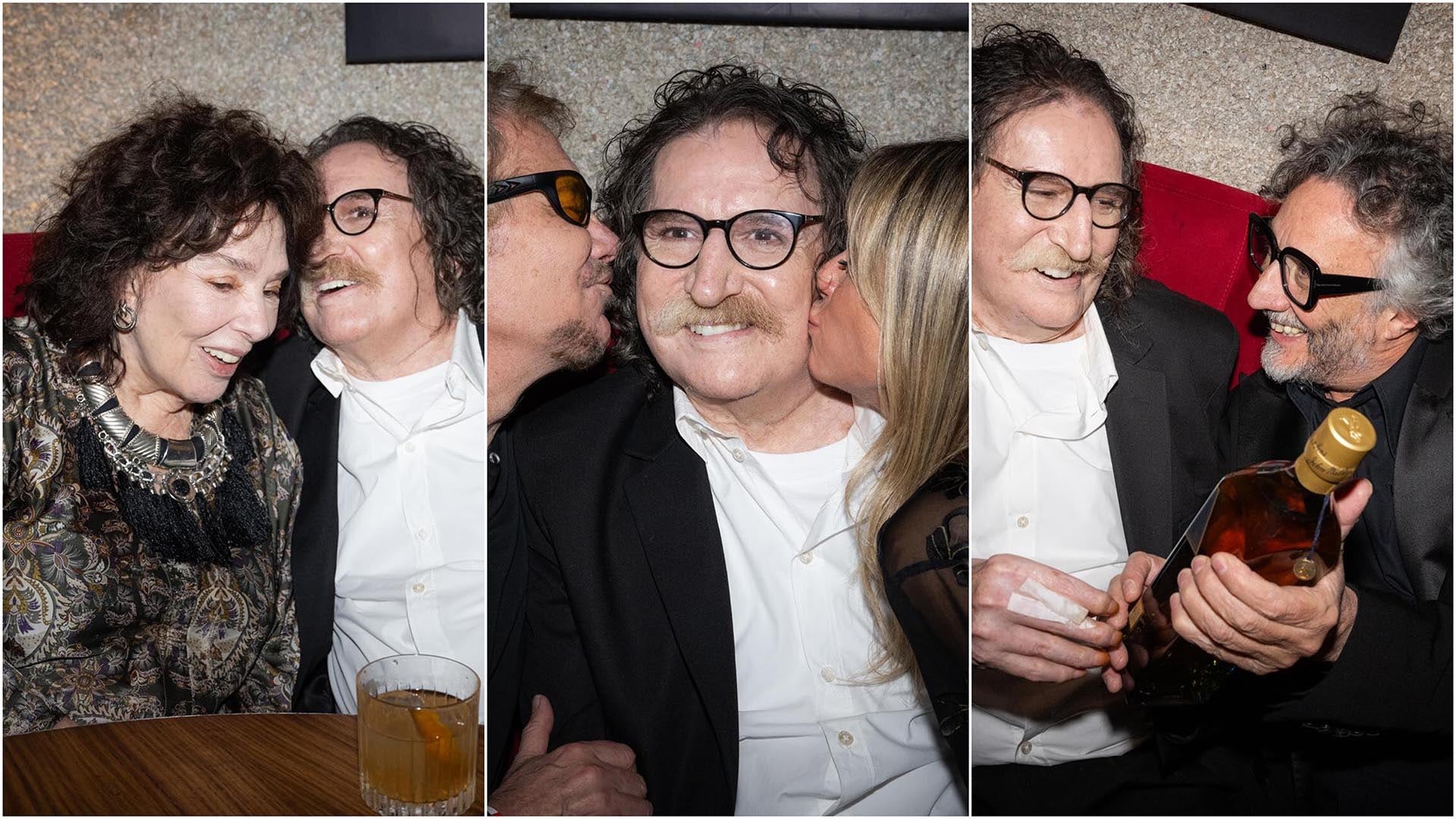 Las fotos del festejo de cumpleaños de Charly García: los famosos, los regalos y el aguante de sus fans