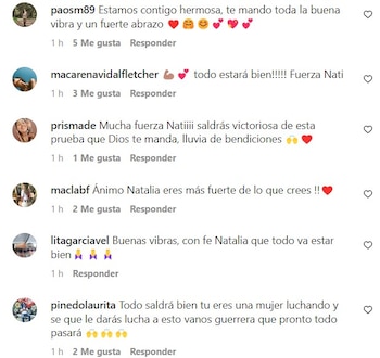 Natalia Salas recibe el apoyo