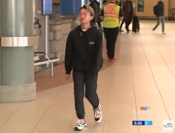 El estudiante Tim Chen, en