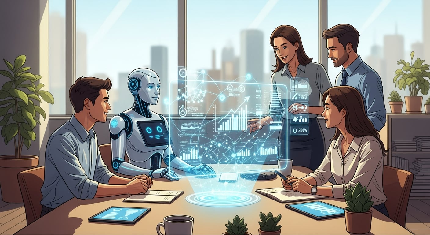 Solo el 26% de las empresas ha desarrollado capacidades avanzadas en IA para captar valor concreto, según Boston Consulting Group. (Imagen Ilustrativa Infobae)