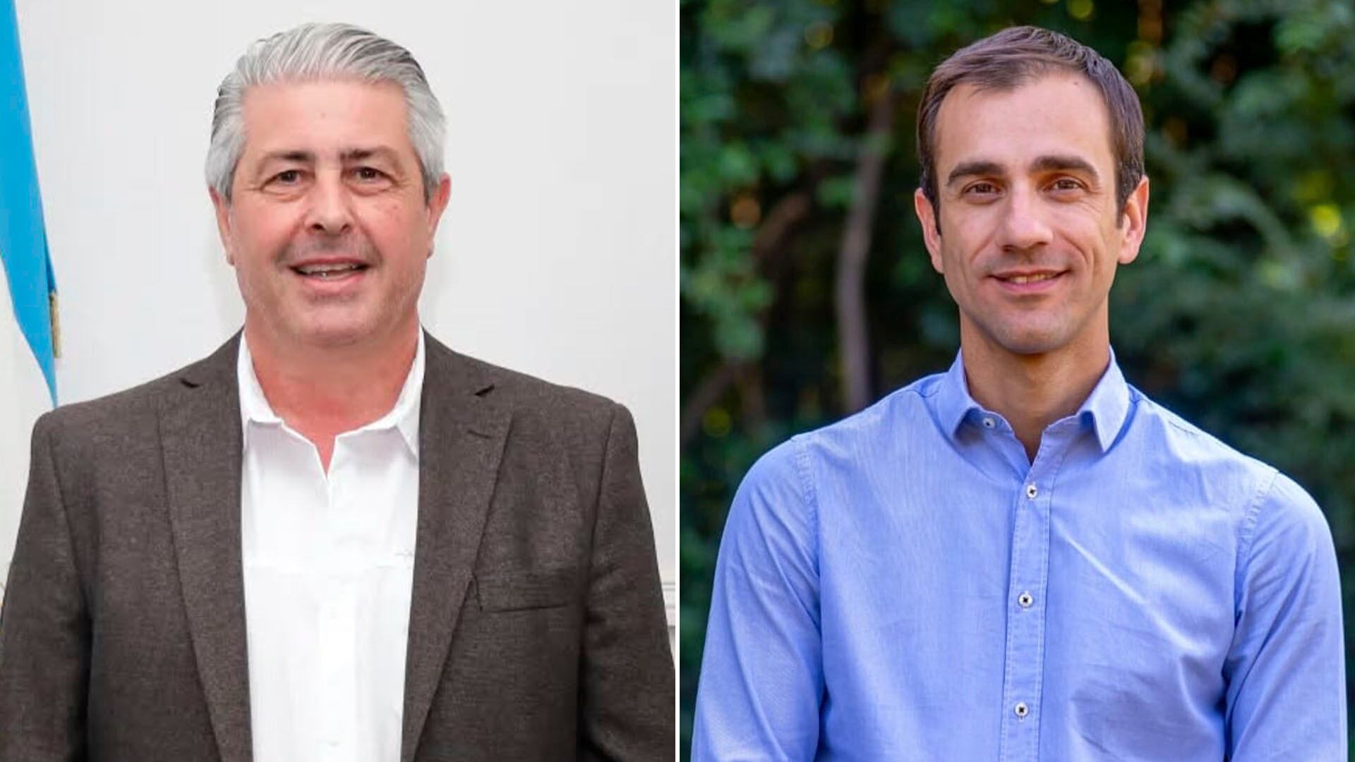 Los intendentes bonaerenses Javier Martínez y Pablo Petrecca