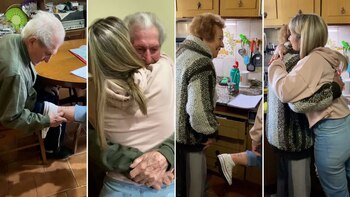 video viral: nieta se tatúa nombre de los abuelos