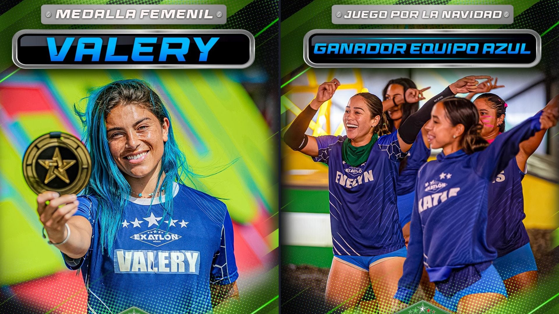 En el capítulo anterior, los azules ganaron la Batalla por la Navidad CRÉDITO: FB/ExatlonMx