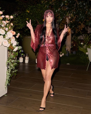 Kim Kardashian celebró sus 46 años con una cena exclusiva en Beverly Hills