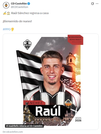 Así anunció CD Castellón el