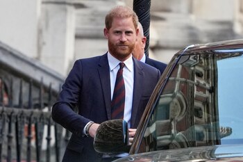 El príncipe Harry, en una
