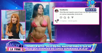Fiorella Retiz envió indirecta mediante