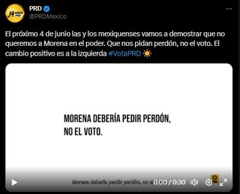 El PRD lanzó campaña contra