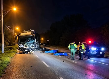 Martín Elías Jr. lamentó la muerte de las dos personas que fallecieron en el choque entre la motocicleta y el bus - crédito Redes sociales