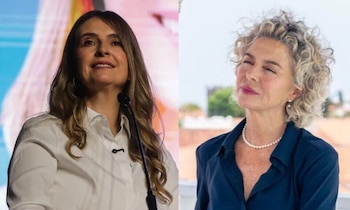 Paloma Valencia afirmó que, contrario a lo que dice Margarita Rosa de Francisco, ella representa a muchas mujeres colombianas que son uribistas - crédito Colprensa y margaritarosa.defrancisco/Instagram