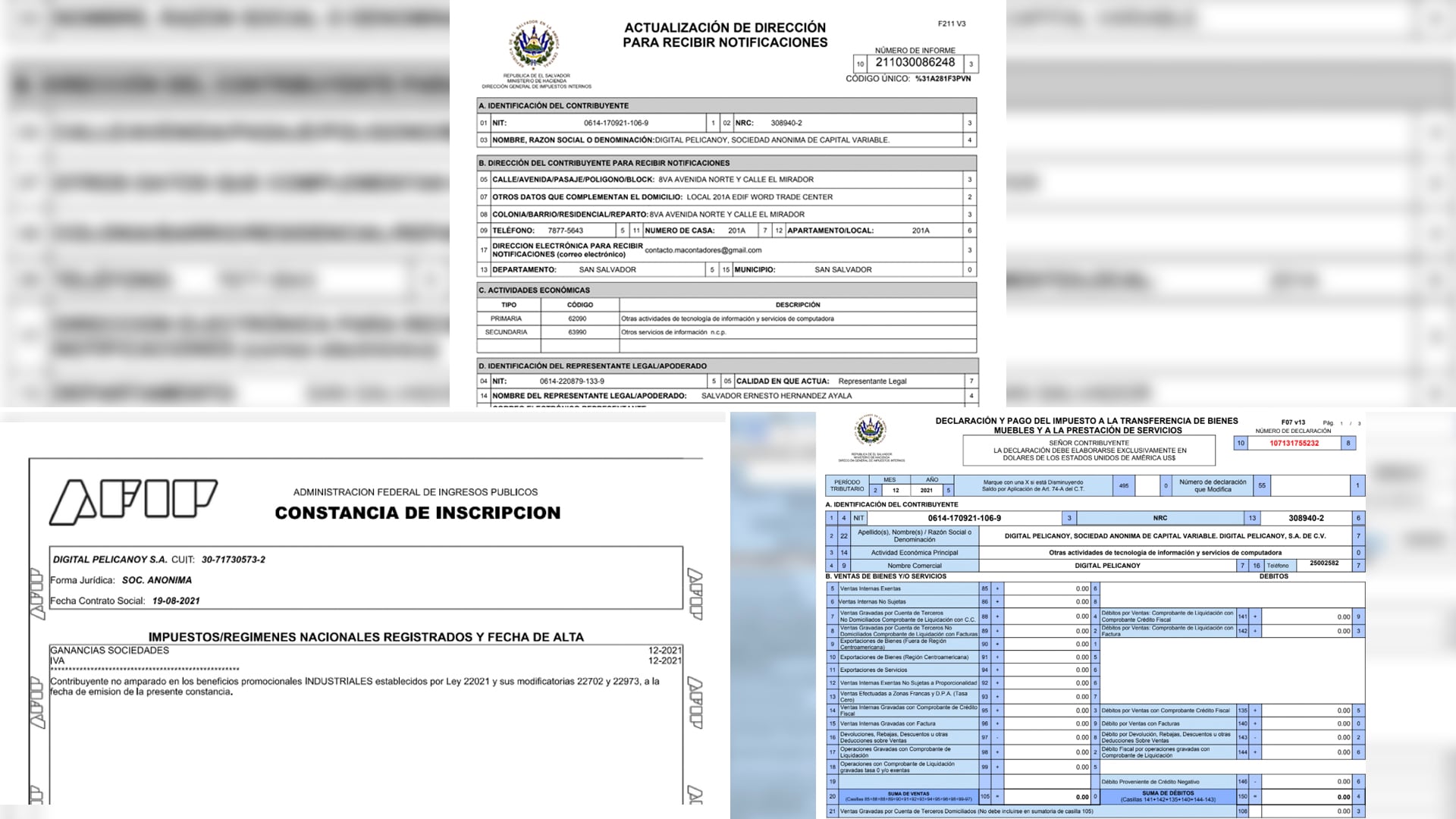 Documentos hallados en el celular de Novelli, por caso CoinX