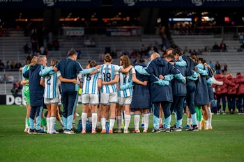 El seleccionado argentino disputará dos amistosos en condición de visitante contra Brasil (@Argentina)