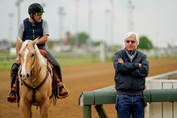 Bob Baffert, entrenador de Medina