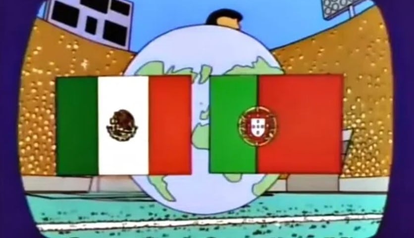 Durante esa emisión se propuso a nuestro país como uno de los finalistas. (Captura de video Los Simpson)