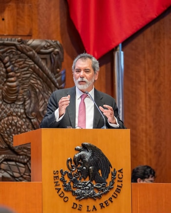 Édgar Amador destacó que la inversión extranjera directa alcanzó cerca de 35 mil millones de dólares.