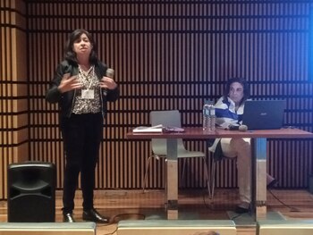 La mexicana Alejandra, mamá de