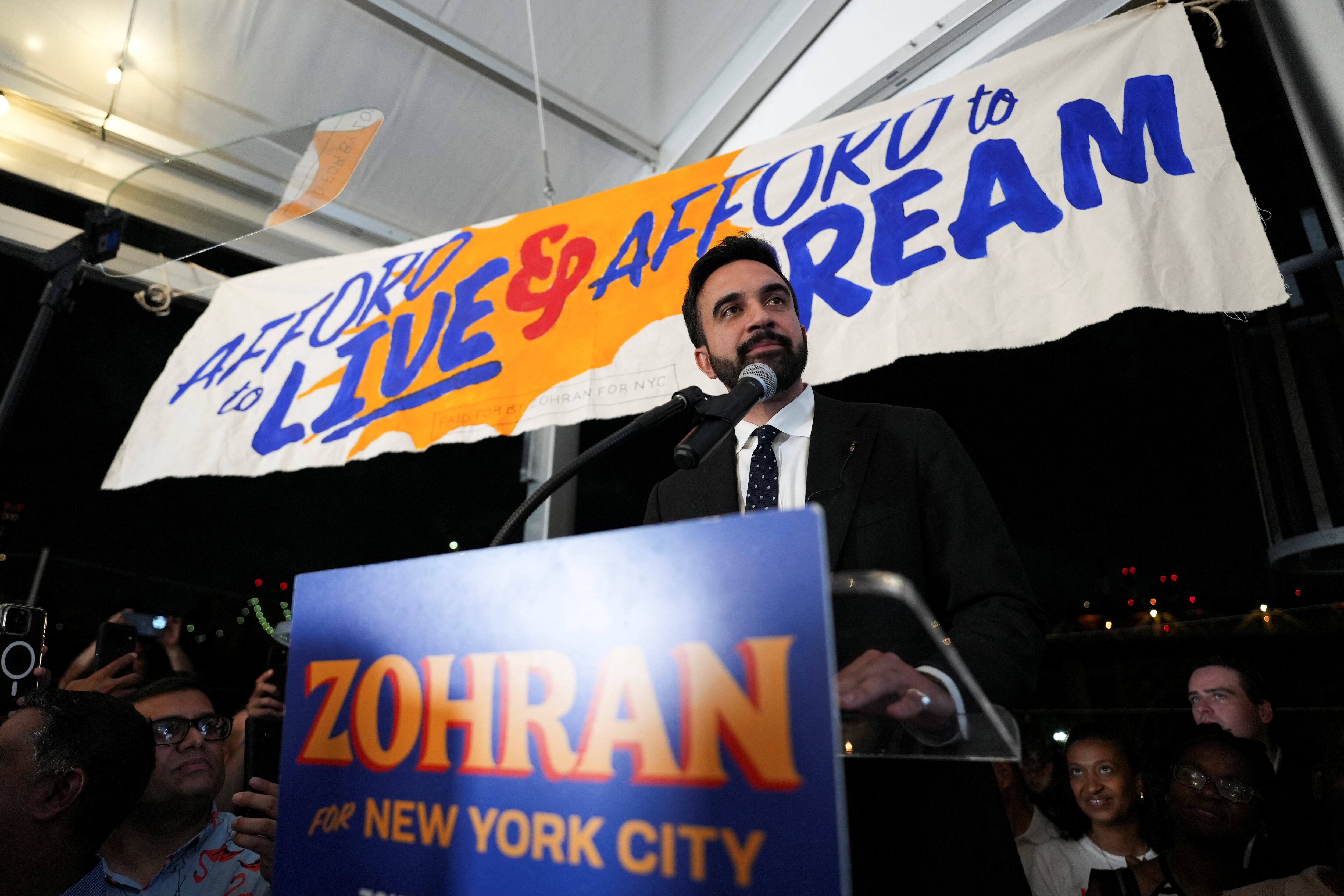 Zohran Mamdani, candidato a alcalde de Nueva York (REUTERS/David