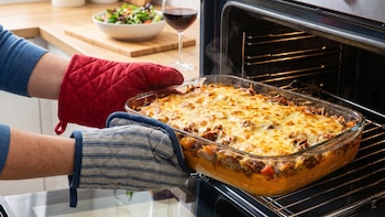 Receta de pastel de bondiola braseada y batata, rápida y fácil