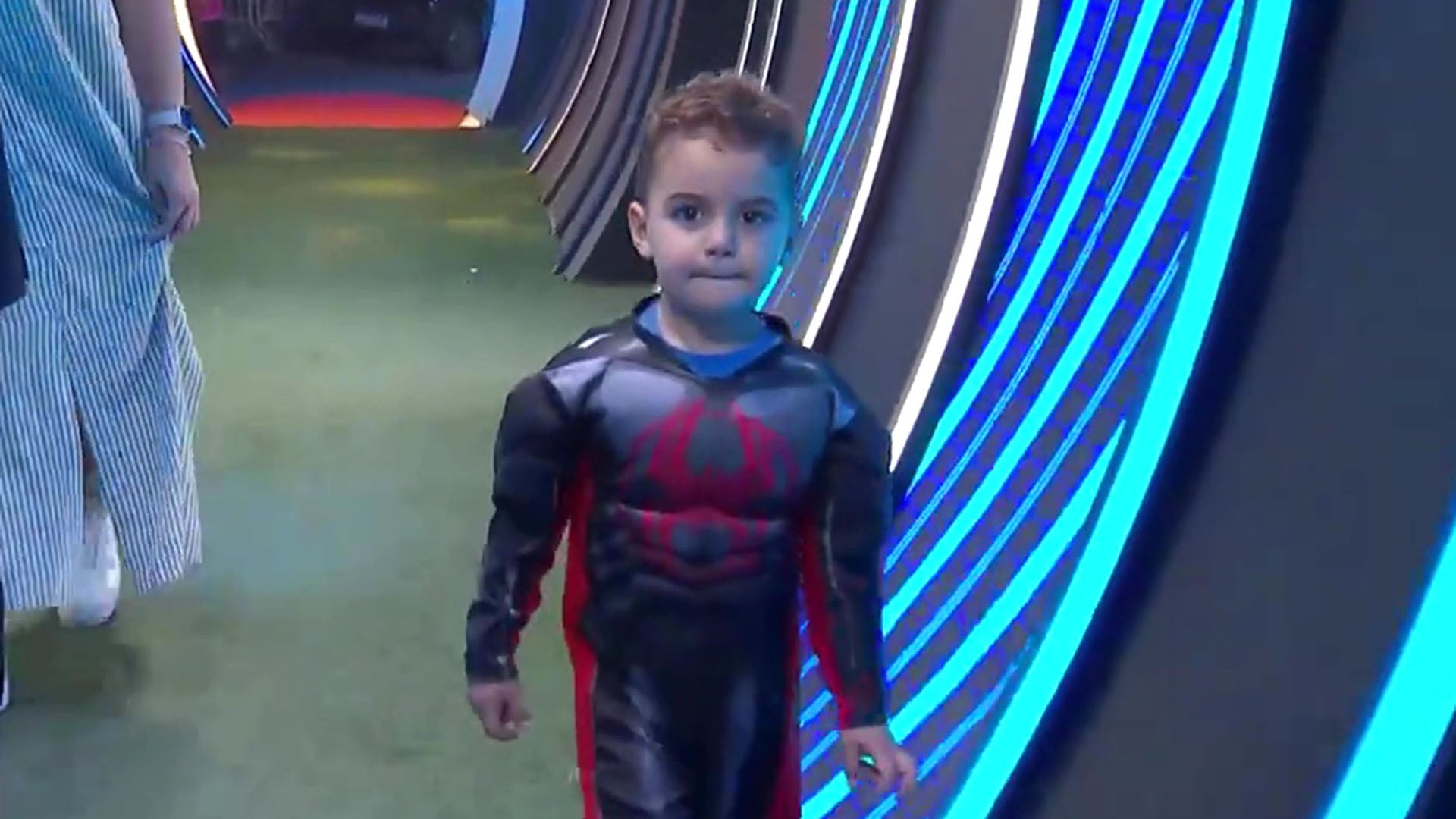 La reacción espontánea de Guido Kaczka ante el niño Hombre Araña le otorgó un matiz simpático y diferente al formato habitual