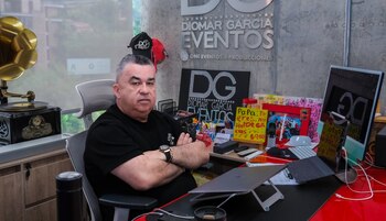 Diomar García antes de organizar