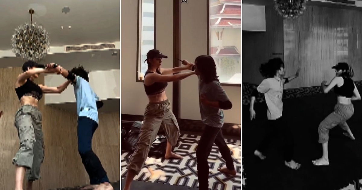 Eva de Dominici practices choreographies of struggle in Thailand and the rumors that bring her closer to Wonder Woman grow: the video