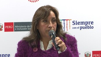 La vicepresidenta peruana, Dina Boluarte.