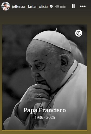 Jefferson Farfán dedicó post al