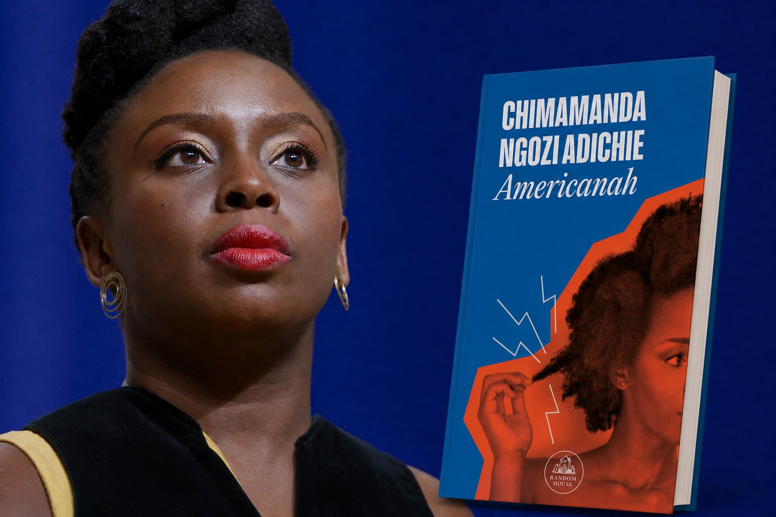 La autora Chimamanda Ngozi Adichie examina los prejuicios raciales y las diferencias de clase en su obra Americanah. (Imagen Ilustrativa Infobae)