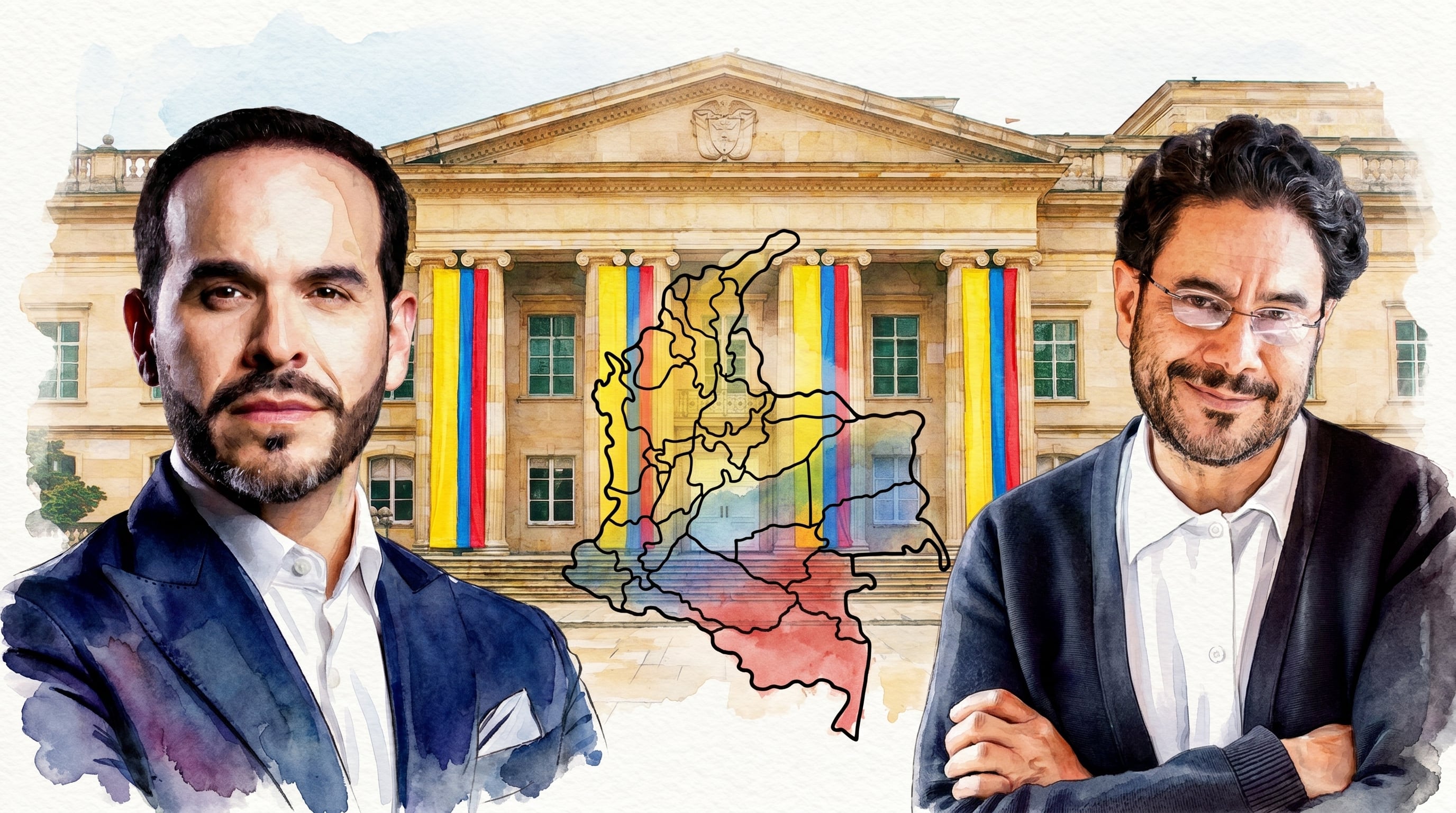 Así quedó el mapa político en Colombia tras la primera vuelta presidencial: estos departamentos apoyaron a Iván Cepeda y a Abelardo de la Espriella